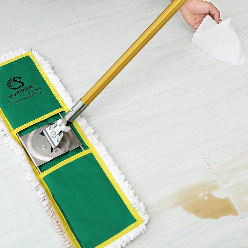 斯洁平板拖把布尘推布餐厅排拖酒店专用拖拖式把对折大布把替无品