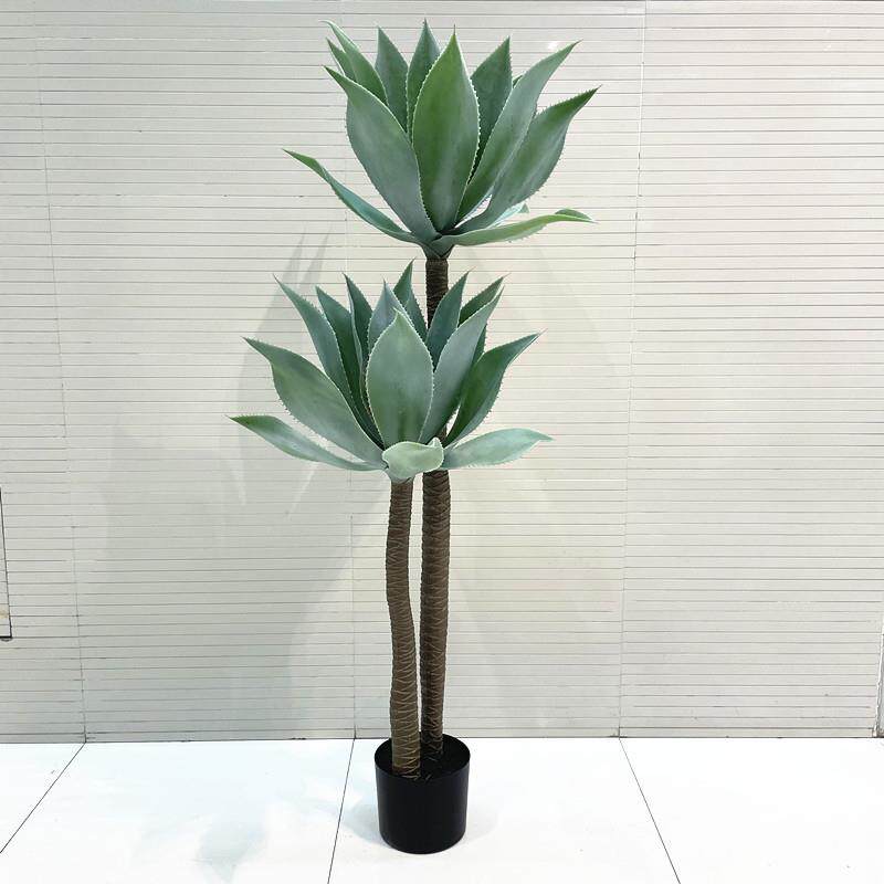 仿真聚宝莲翡翠莲树饰热绿植盆景橱带窗装室内落地绿植摆件SM-fcl