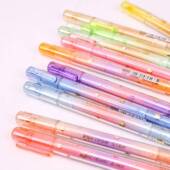 集社荧光笔7503星河印HP7503记金色闪光荧光物笔划重点账记标笔手