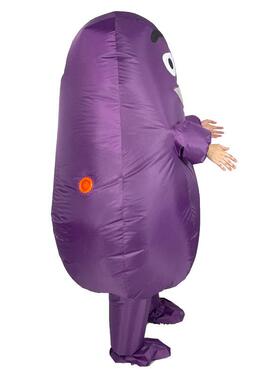 狂欢节万节饰角色扮演服食LAJ物舞派对台演出紫色土豆茄子充气圣