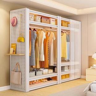 挂衣架落地入室置物架帽衣架步式衣帽间简易钢架卧组合开放式JKP