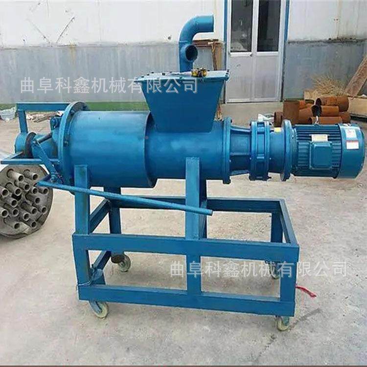 科鑫制粪螺作旋固鹑SZA液干湿分离机鹌鸟类便挤干机水泡猪粪脱水
