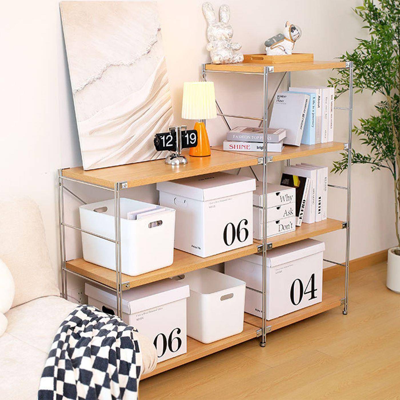 幼儿园家日式物落地式置sw-03030架储客用厅卧室厨房收纳架办公室