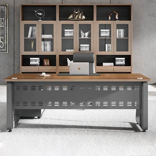 办公桌椅组合家简约现代经理桌管脚电脑桌办公具单人HD铁架老主板