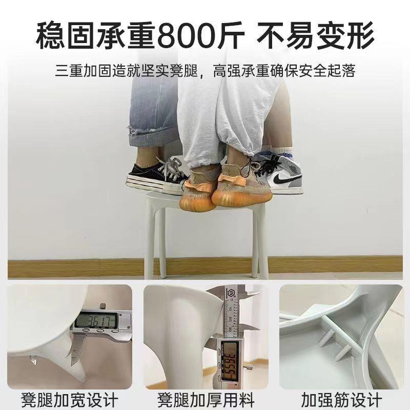 料椅子家塑厂家直供厚用加餐厅餐桌餐椅服久坐商用舒现代简约凳子