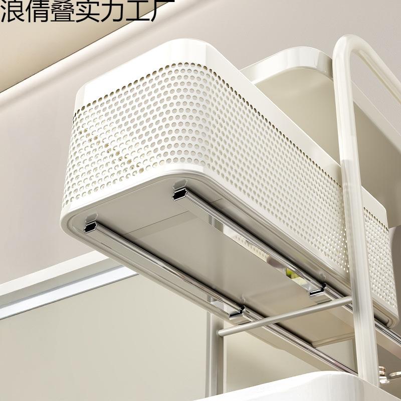 收纳箱柜厨房夹缝置物架落浪倩叠#9地多层冰侧面纳抽拉极窄缝隙收
