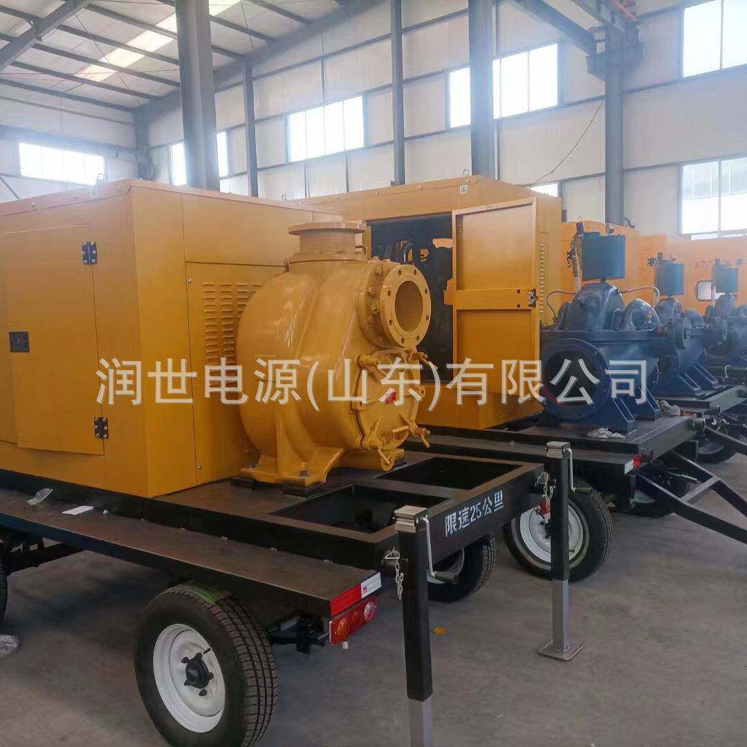 业用柴水泵机柴油组水泵机油工组移动式排涝泵车gy-01水泵机组厂