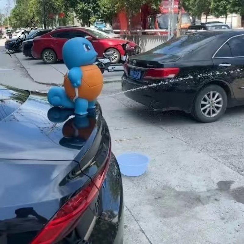 会喷水水的杰龟川茹#845尼喷水神奇宝贝大号傲娇杰尼龟呲小精件灵