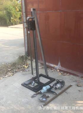 型沙土小打井设备全套电地井动款家用压水JS-J180井打井机架子式