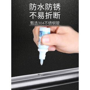 不锈钢家用非伸撑杆儿阳台收衣取衣服缩叉子宿LOT舍加长 挂杆衣