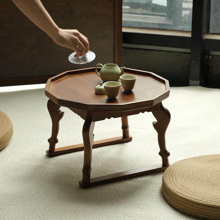 闻森家居李朝BSV虎盘茶室中式整装炕几榻足榻米全实胡桃泡木飘窗