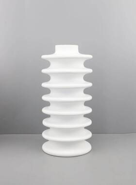 新中式黑色花器摆件板房售楼部卧室书房厅客桌面玄饰YYT关样软装