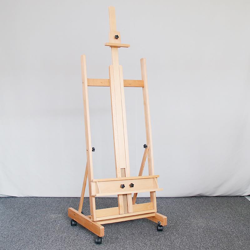 木扎楼广告公司宣盘传架子OWY可调节折叠特油画木制展示画架架画