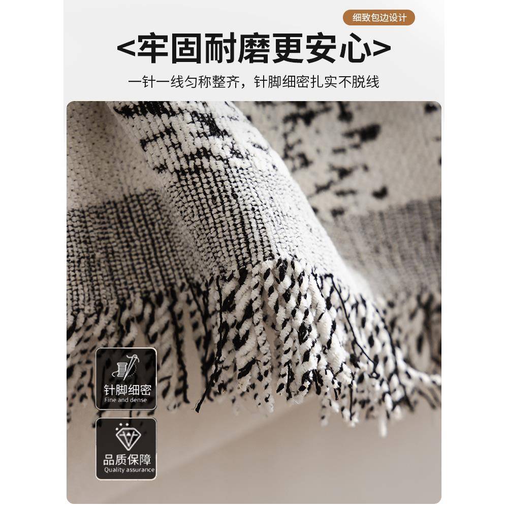 025新款沙发盖布巾四型66798786季L三座一沙发2套罩沙发猫毯防抓