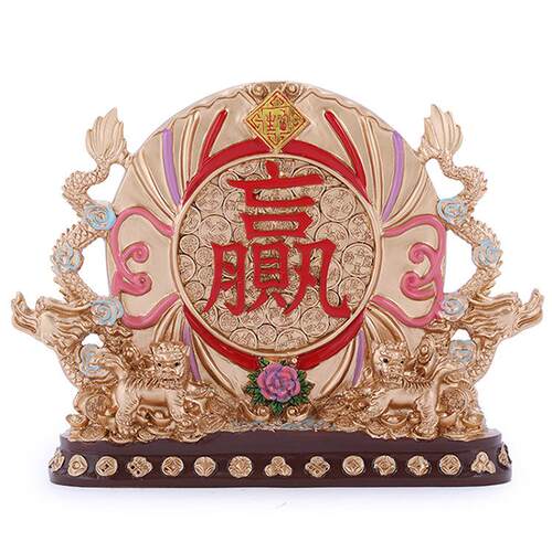 李居明2大02祥5虎年摆件方PRT位吉物东北赢家家居公室装饰工办艺