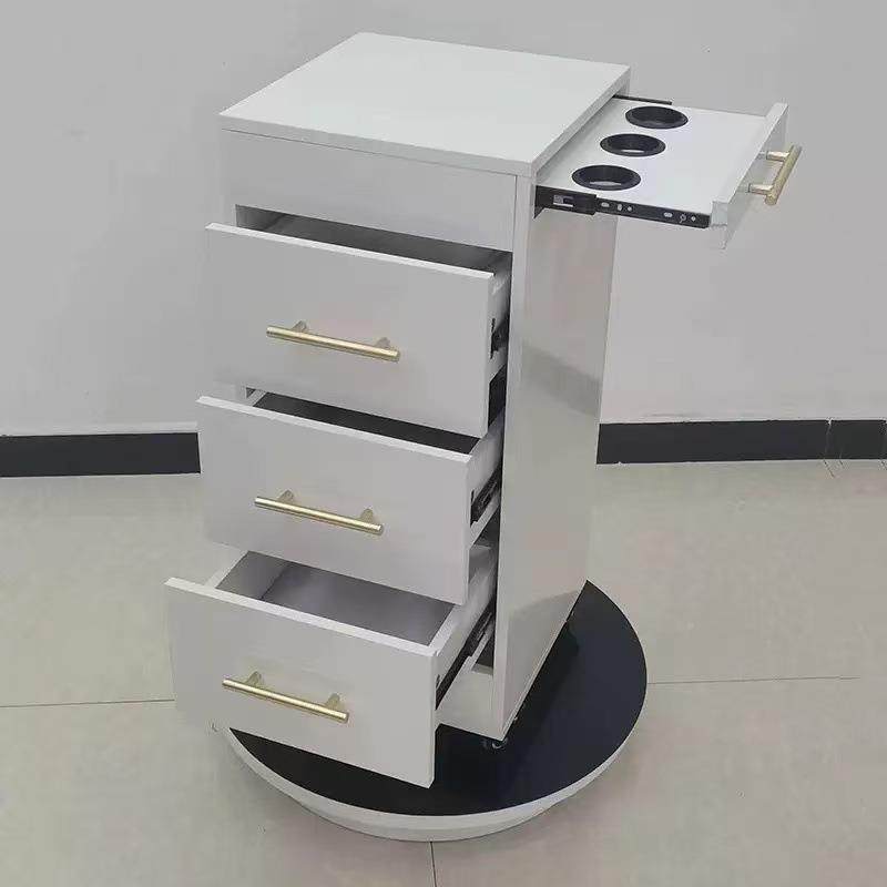 店理发店工小具推车发工具柜储物美柜带抽屉多用途发廊镜镜台工具