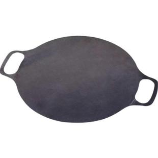 山行纯铁煎烤盘户外携露营便烤肉盘野外明火铁式烧卡F875658T炉板