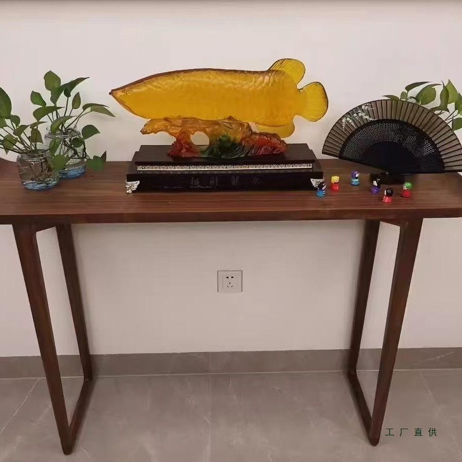 新中玄关供桌靠墙窄式桌入户条985案翘案头案几酒店桌端景台条长