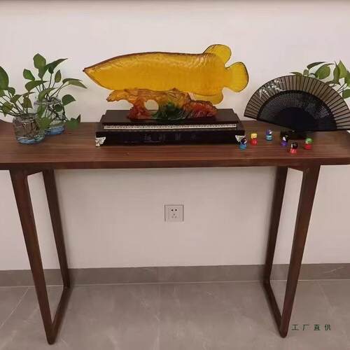 新中玄关供桌靠墙窄式桌入户条985案翘案头案几酒店桌端景台条长