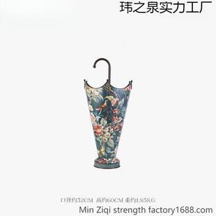 复古创意雨伞收桶大号用客收厅轻奢伞纳桶收纳入户纳家筒防尘208