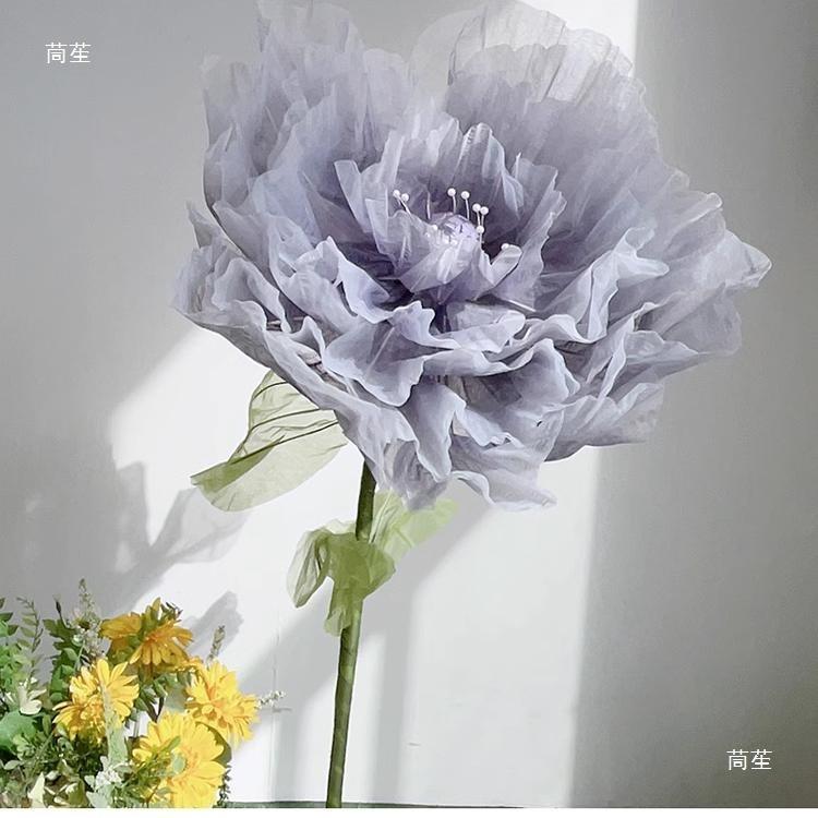 开合花电械动机花动的自动感会应花装饰摆件橱窗场93554景布置