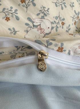 学生季AXPT类母级水洗棉四件套小套清新单被单人上下床铺三件婴套