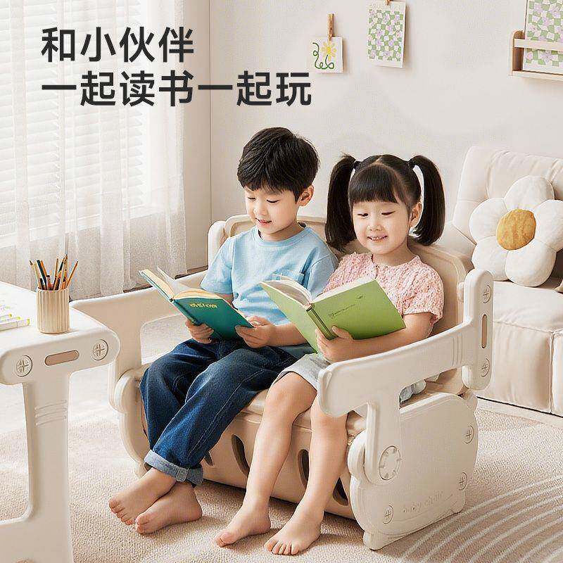 儿童可折沙发学24501习桌叠椅幼园宝画画写字桌书桌宝幼儿桌子收