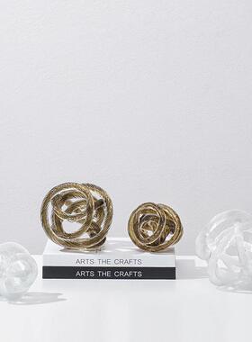 现几代样简彩色玻FB-ZS212璃圆圈条球设计师板房客厅电视约柜茶装