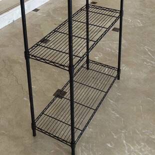 钢丝货厨架五层镀铬线网置物网架smt钢网架物不锈钢家用347房置架