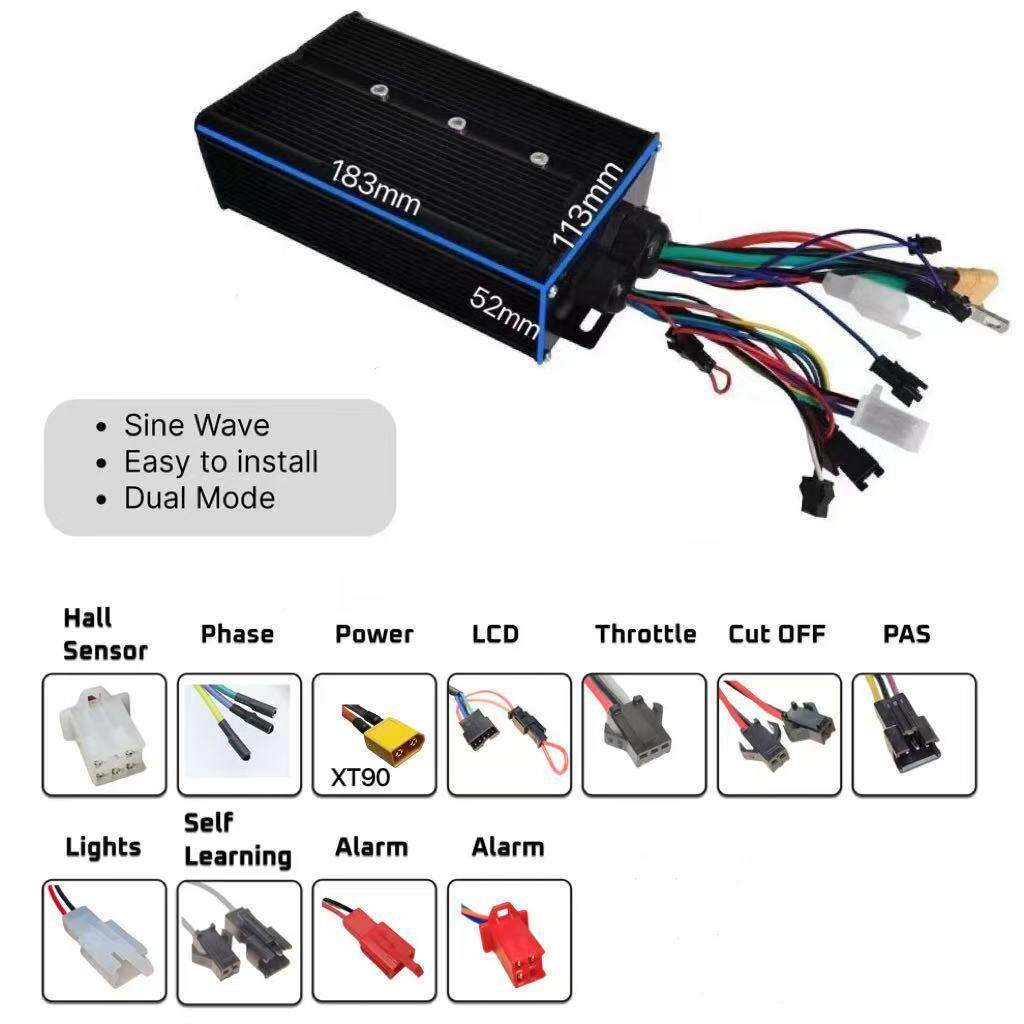 5000W山地自行改装电动助高力车车件电ENC48500动套车配件速改装