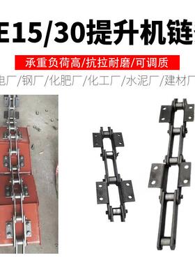 NE1厚5提升机链条带NE30板链加耐不输NMW锈钢链送配套