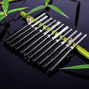 8件厨211房水果雕刀刻厨师雕花主刀蔬菜套拼盘食品模0具入门装