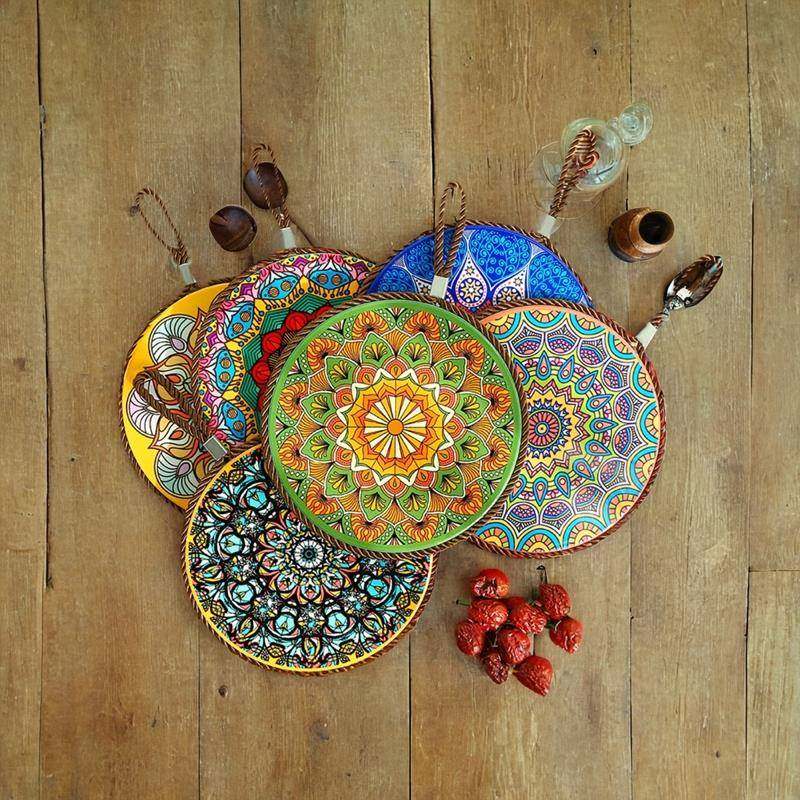 餐桌垫家892用垫双层软锅木隔热垫砂防垫陶碗瓷餐盘垫烫北欧风情