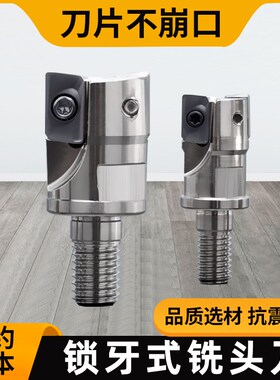 方肩铣BaAP300R/400R可换抗震杆锁牙式铣刀头APMT1135/1604/16R0.