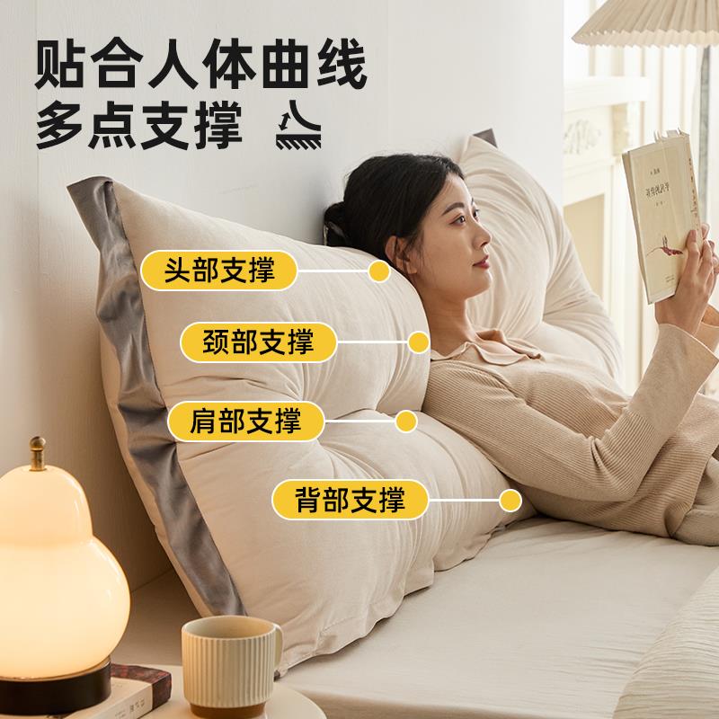 床头靠软包靠DAKB垫2025款大新床靠背榻榻米可拆洗枕垫卧室上护腰