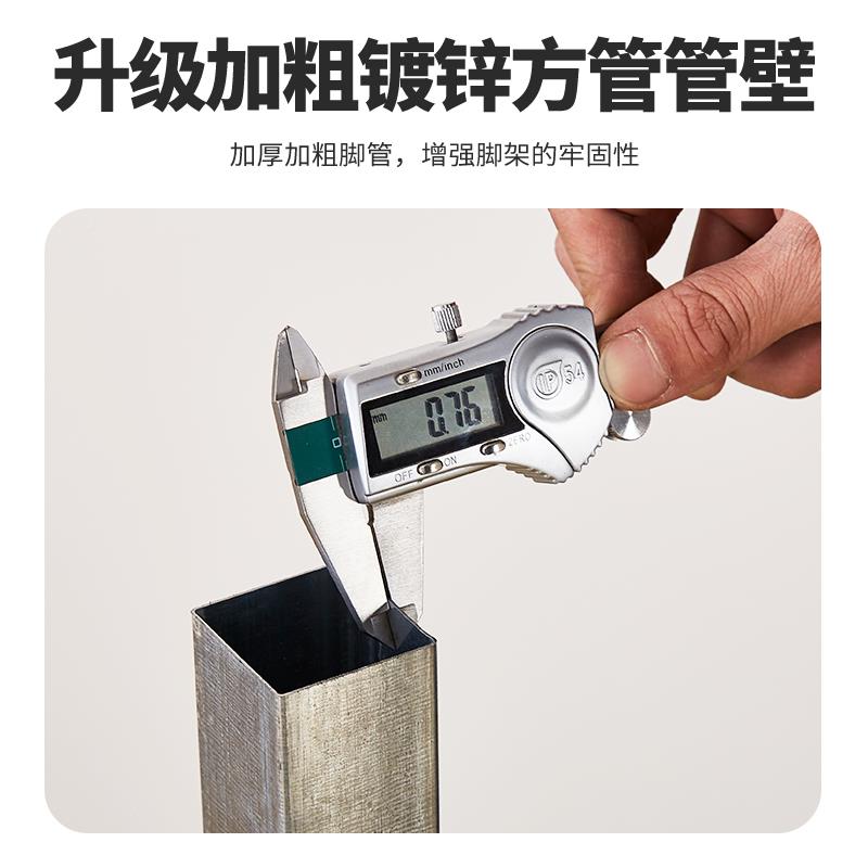 简易大圆架折叠桌桌镀锌桌子腿支架脚餐桌架可子折叠桌腿桌桌架加