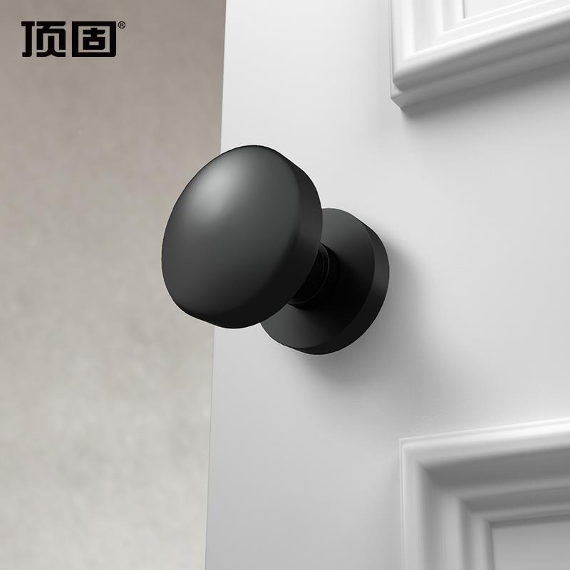 顶固顶用固隐门形门锁室内家用静音木门把手柄手卧室通型单面暗锁