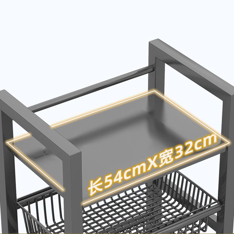 包邮多层落方管置物地调收料架子水果纳蔬菜置篮子家用小推车方管