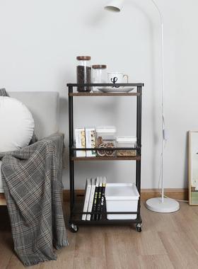 卧室收向纳物架客HP220812厅落地窄缝子碳钢万轮零食多层夹缝架置