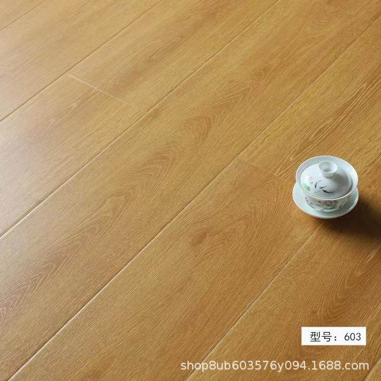 强化复合地板12m878家地暖厚锁扣m防潮工程商用灰用色金刚板工厂