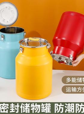 不锈钢储罐不锈钢纳罐咖收啡豆罐茶叶储物3扣储物物RDV罐保鲜罐