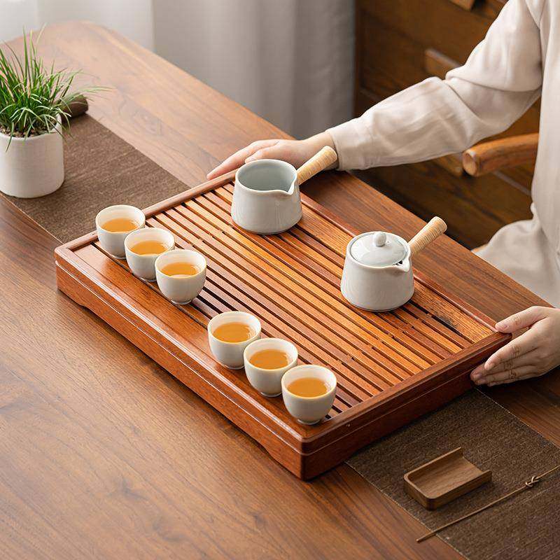 家用储茶水茶AHC式实木茶盘型简约长方形干泡盘功夫茶小具排水托,标准件/零部件/工业耗材,车间地垫,淘宝优惠券,粉丝福利购,淘宝优惠卷