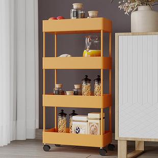 小推车落地厨房浴室移置多DRD物零架食卫生间层动卧室床头收纳储