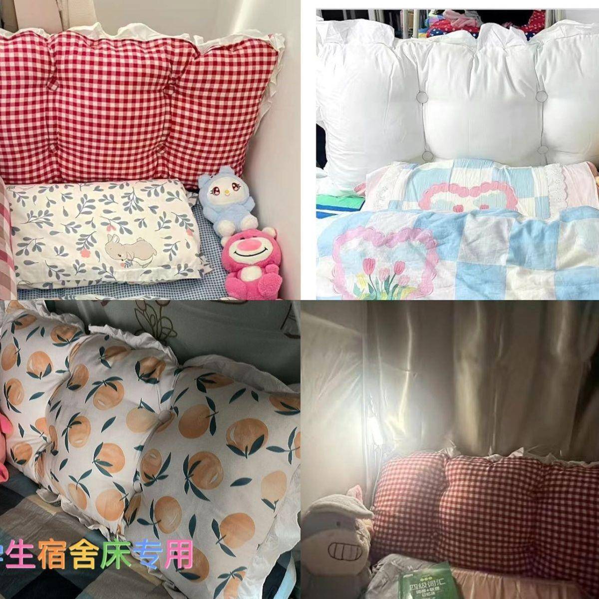版头软包韩靠厂家直供垫靠背公主双人长靠枕可床大拆洗靠枕床头床
