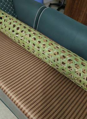 编竹枕竹夫人抱枕清竹凉竹抱枕夏季爽床用凉IRP品上灵山竹编绢花