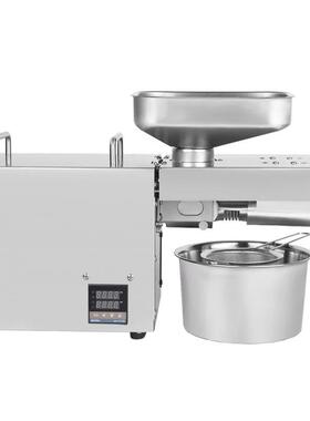 新款K8锈HVM钢商用榨油机加大电机加粗榨不膛杆冷热1榨出榨口CE