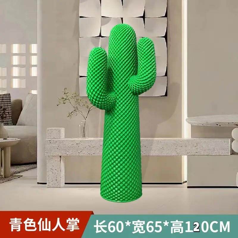 网红仙人掌落款地大摆摆件家居店NAS衣帽架商场铺同客厅门店装饰