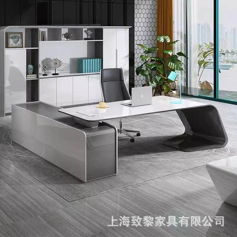 办公桌老板桌简约现代大班台主管办公室烤漆桌椅组合经理桌总裁桌,畜牧/养殖物资,畜牧/养殖器械,淘宝优惠券,粉丝福利购,淘宝优惠卷