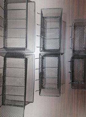 洞洞板专用黑色网篮经典组合6PCS套装（大中小尺寸网篮各2个）