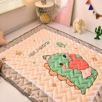 北欧lns卡通四季棉质地垫儿童游戏午睡垫宝宝爬行垫冬季加厚垫子